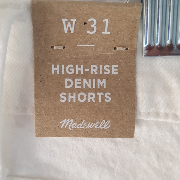 madewell high rise shorts